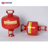 Système d'extinction d'incendie flexible à poudre sèche en acier inoxydable certifié CE, suppresseur de pression, capacité 30L, incendies de classe A/B