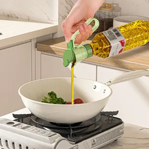 1 unidad de tapa deflectora para botella de agua y bebidas frías, sellada, con asa, portátil, para botellas de bebidas y aceite - Product Image 2