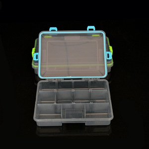 Boîte de rangement étanche pour matériel de pêche avec séparateurs ajustables, étui transparent en plastique pour leurres, organisateur d'accessoires, vente en gros - Product Image 2