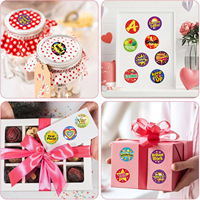 Rollos de Pegatinas de Animales de Dibujos Animados de Béisbol, Estilos Surtidos, Cinta Decorativa DIY para Niños, Recompensas, Diario, Cuaderno
