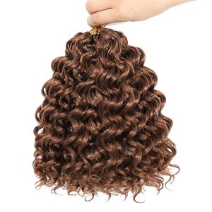 GoGo Curl Estensioni per <span class=keywords><strong>Capelli</strong></span> Sintetici Ricci Corti Neri Naturali, Twist Profondo per <span class=keywords><strong>Trecce</strong></span>, Onda d'Acqua, <span class=keywords><strong>Capelli</strong></span> Ricci all'Uncinetto - Product Image 2