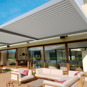 Nhôm Ngoài Trời Pergola Canopy Patio Mái Louvers Nhôm Pergola Hệ Thống - Product Image 1