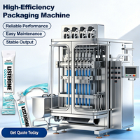 Machine d'emballage automatique multi-voies pour liquides bucco-dentaires 10ml 20ml et sachets de bâtonnets de bain de bouche