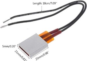 <span class=keywords><strong>Ptc</strong></span> yếu tố làm nóng 5W-50W AC DC 12V/110V 80/120/220 độ nhiệt độ gốm tĩnh nhiệt 110V 220 độ - Product Image 2