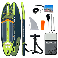 Planche de SUP gonflable haut de gamme de 3,35 m (11 pi) de large, 6 pouces d'épaisseur, durable, certifiée CE et BSCI, kit professionnel, vente en gros, usine OEM