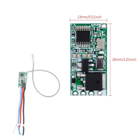Interrupteur à distance sans fil 433 MHz DC 3,6 V-24 V, module émetteur RF 1 canal, récepteur relais 433,92 MHz, kit de commande de lumière LED