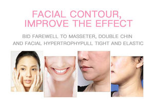 Elektrisches V-förmiges ABS-Gesichtsform gerät Dünnes Wangen abnehmen und Doppelkinnentferner-Massage gerät mit EU-Steckern - Product Image 5