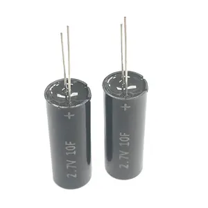 Supercondensateurs 2.7V 10F Condensateurs double couche EDLC Type cylindrique pour compteur d'eau compteur d'électricité compteur de gaz