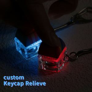 Porte-clés personnalisé avec logo, clavier, touches, interrupteurs anti-stress, bouton de clavier, keycap, fidget clicker - Product Image 5