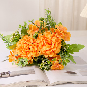 Bola de mariposa <span class=keywords><strong>Maria</strong></span>, <span class=keywords><strong>flores</strong></span> artificiales de simulación, adornos de escritorio, accesorios, mesa de comedor, flor de boda - Product Image 2
