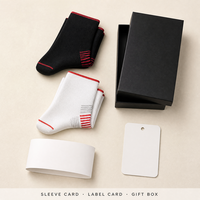 Chaussettes de compression de course à pied de niveau sportif 15-20 mmHg, légères, design simple personnalisé, différentes tailles