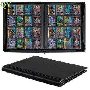 QY Premium 1024 Pocket Trading <b>Card</b> <b>Binder</b> 16 Pocket Side Loading <b>Card</b> Album Folder with Label Design - Product Image 1