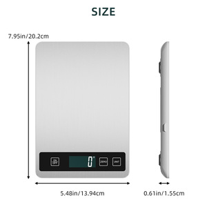 Changxie Factory Neues Design 5kg 10kg 15kg Gewicht Lebensmittel Elektronisches Digitales Gewicht Wiegen Lebensmittel Küche Gewicht Waage Digital - Product Image 4