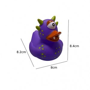 Juguete de baño para niños Monster Cross-Border, patito amarillo flotante, de vinilo, con sonido, para jugar en el agua, de plástico, venta al por mayor - Product Image 1