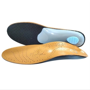 Semelles orthopédiques en cuir avec soutien de la voûte plantaire pour pieds plats – Coussinets de soin des pieds unisexe pour pieds plats - Product Image 5