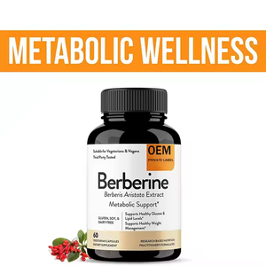 OEMビーガンベルベリンHCLカプセル500mg 1000mg天然ハーブエキスサプリメント子供用ではない大人のための健康サプリメント - Product Image 4