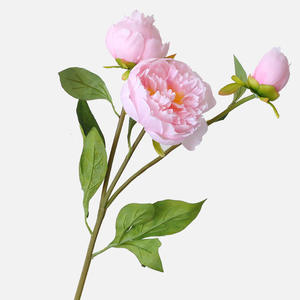 Decorazione di nozze artificiali fiori di seta rosa <span class=keywords><strong>peonia</strong></span> grande all'ingrosso 3 teste rosa <span class=keywords><strong>blu</strong></span> <span class=keywords><strong>peonia</strong></span> rosa Bouquet fiori floreali - Product Image 3