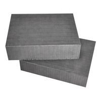 Plaque de graphite renforcée de qualité industrielle, haute pureté, haute densité, haute conductivité, certifiée ISO9001, lame en carbone, taille personnalisée