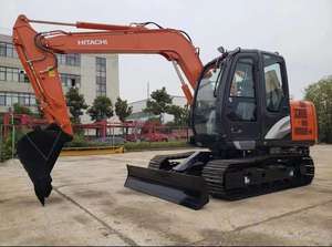 Excavatrice amphibie Hitachi ZX70-6A utilisée en stock, composants de base du Japon, moteur de pompe à moteur, boîte de vitesses, modèle 7ton 2022 testé - Product Image 6