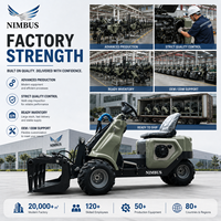 NIMBUS EuroV Compliant Skid Steer Loader Sistem Hidrolik Efisiensi Tinggi Respon Cepat Skid Steer Loader Tahan Lama