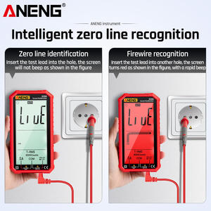 Bóng bán dẫn thử nghiệm 6000 đếm đúng RMS tự động điện Điện điện dung <span class=keywords><strong>Meter</strong></span> Temp kháng aneng 620A kỹ thuật số thông minh vạn năng - Product Image 6