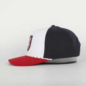 Gorra de Béisbol de 5 Paneles Personalizada OEM ODM, Estilo Deportivo, Transpirable e Impermeable, con Cuerda y Dos Tonos de Color - Product Image 4