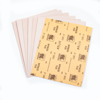 Outils abrasifs OEM acceptés, papier abrasif imperméable, feuille de ponçage humide et sèche pour le polissage des surfaces de peinture automobile