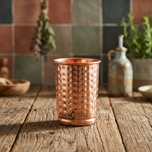 Vaso de Cobre de Metal Sólido, Diseño Vintage, Resistente al Calor, de Pared Simple, para Bebidas Calientes, Uso en Fiestas para Adultos - Product Image 5