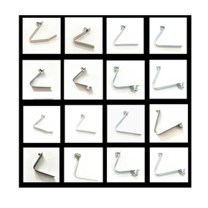 Ổ Cắm Lều Tùy Chỉnh Có Sẵn Ổ Khóa Đầu Ống Thép Một Màu Bằng Thép Không Gỉ Kẹp Nút Ấn Hình Chữ V Lò Xo - Product Image 2