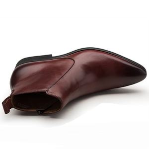 รองเท้าหนังแท้ DSYX แบบสวม ระบายอากาศได้ดี น้ำหนักเบา หนังวัวแกะสลักลายอิฐ สไตล์วินเทจ สำหรับผู้ชาย แนวเรโทรลำลอง ขายส่ง - Product Image 3