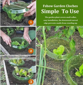 Cloche de <span class=keywords><strong>protection</strong></span> réutilisable pour plantes, couvercle en dôme transparent en PP pour jardin potager, anti-<span class=keywords><strong>oiseaux</strong></span>, anti-limaces, prêt à être expédié - Product Image 5