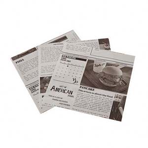 Papel para Envolver Hamburguesas de Grado Alimenticio, Papel Antigrasa, Papel para Carne - Product Image 3