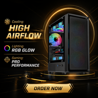 Boîtier PC Gamer OEM personnalisé, boîtier d'ordinateur PC de jeu, boîtiers et tours ATX, verre trempé, ordinateur de jeu PC