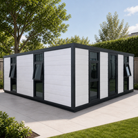 Expédition immédiate : Maison conteneur préfabriquée pliable de 20 pieds ou 40 pieds avec 3, 4 ou 5 chambres