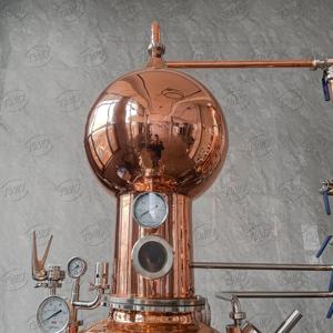 Máquina destiladora de cobre profesional TW 300L, equipo de destilación de Alcohol para Gin Ron Mescal Maguey Tequila Distillery - Product Image 3