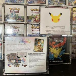 99% UV bảo vệ acrylic Elite huấn luyện viên hộp hiển thị trường hợp cho Pokemon etb Booster bó đóng cửa từ bộ sưu tập hộp lưu trữ - Product Image 3