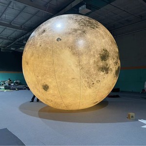 <span class=keywords><strong>Ballon</strong></span> géant gonflable TianYi Tech en forme de lune/planète avec LED pour saut, vente en gros pour fabricants - Product Image 4