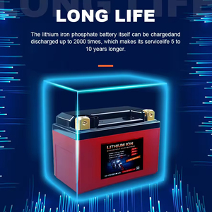Yauneidak Hochleistungs-Lithium-Ionen-LiFePO4-Motorradbatterie mit 12,8V 8AH 420CCA, 2 Jahre Garantie, 3000 Zyklen für ATVs - Product Image 4