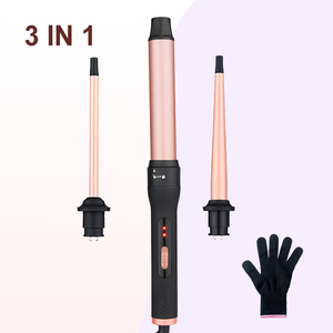 230 degrés PTC chauffage multifonctionnel bigoudi électrique en céramique baguette rouleau Long baril <span class=keywords><strong>3</strong></span> en 1 <span class=keywords><strong>fer</strong></span> <span class=keywords><strong>à</strong></span> friser pour boucles - Product Image 1