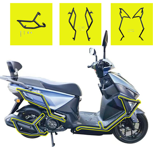 <span class=keywords><strong>SYM</strong></span> Xing <span class=keywords><strong>125</strong></span> SHEX125 Protection d'échappement, barres anti-chute, pare-chocs avant et arrière, protection de <span class=keywords><strong>moto</strong></span>, anti-rayures, protection de moteur, kit de glissière de cadre - Product Image 1