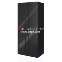 Bureau Nouveau design de meubles en bois armoire de rangement pour espaces publics classeurs en bois personnalisés armoire à portes transparentes avec tiroirs