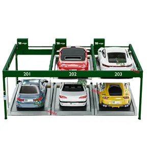 Semi-Automatic Stacked Parking System Efficient Parking Equipment