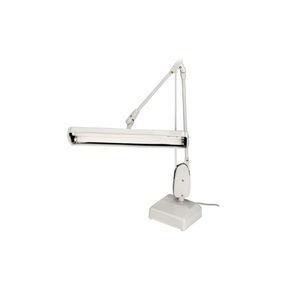 Lampe de bureau à lumière diurne en métal blanc SUNTOOLS/STIPL avec bras réglable pour l'inspection et la magnification des bijoux - Product Image 1