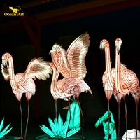 Exposition de lanternes de festival de conception de fournisseur d'événement de grandes lumières pour le parc à thème