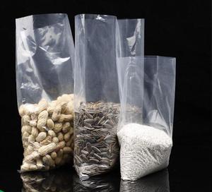 Phân hủy sinh học cấp thực phẩm <span class=keywords><strong>LDPE</strong></span> rõ ràng nằm phẳng túi poly - Product Image 6