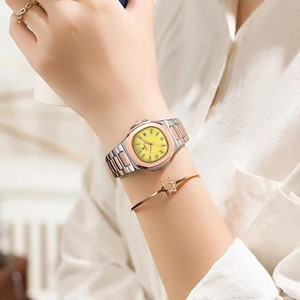 Poedagar 708 <span class=keywords><strong>Montre</strong></span> à quartz carrée de luxe pour <span class=keywords><strong>femme</strong></span>, lumineuse, étanche, bracelet en acier inoxydable, montres pour femmes - Product Image 3