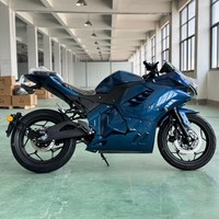 Motocicleta Eléctrica de Alto Rendimiento, Motocicleta de Carreras de 3000W para Adultos, Venta de Fábrica
