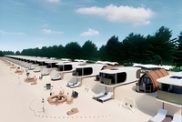 Maisons miniatures préfabriquées en acier écologiques pour hôtels et abris de voiture, vente en gros en Chine, avec panneaux sandwich