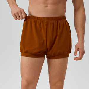 Alta calidad al por mayor 90% Nylon Spandex entrenamiento correr Unisex Casual ropa deportiva Spandex pantalones cortos hombres - Product Image 2