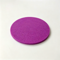 Sous-verres tendance personnalisés en feutre de fibres chimiques épaissi, écologiques, modernes, anti-taches et faciles à nettoyer pour villa, café, bar, bureau